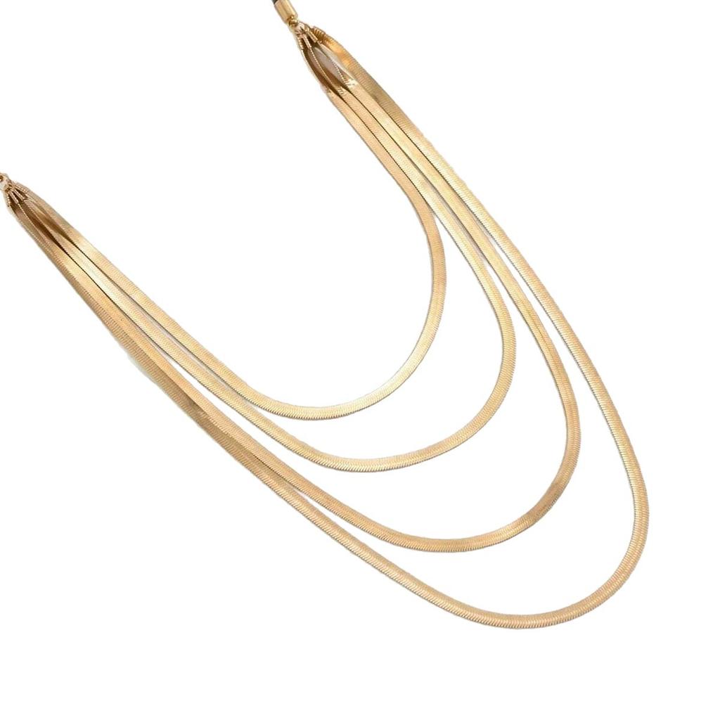Multi-layer Snake Bone Necklace Creative Autumn and Winter High-end Texture Necklace Women's Necklace