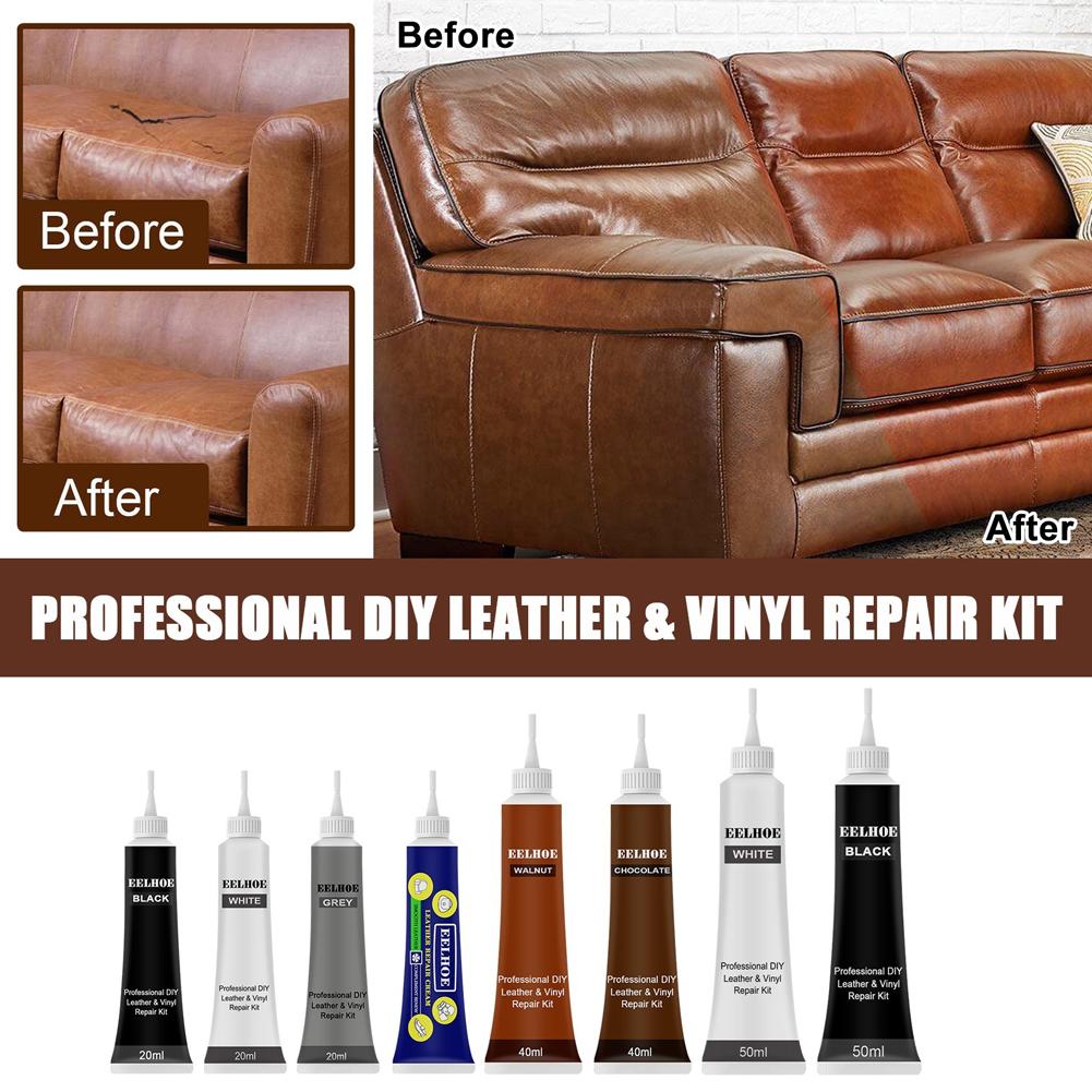 Car Repair Scratches Crack 20ML/40ML/50ML Sofa Leather Colour Repair Cream Leather Complementary Refurbish Paste for Car Seat