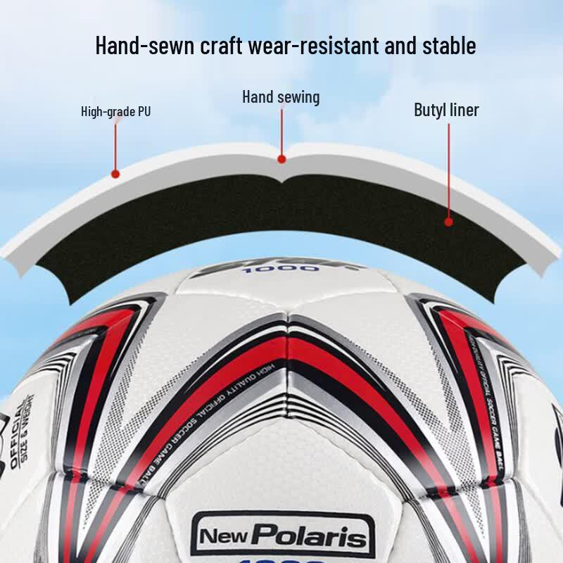 Star Football 1000 Professional Hand-Stitched Match Ball