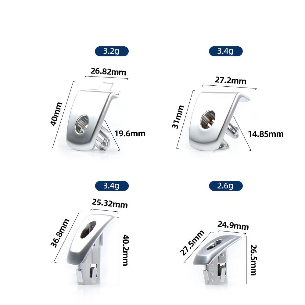 5141911633 Car Front Rear Door Lock Button Knob Latch Pin Screw Cap Cover Trim For BMW 7 Series F02 G12 51211805643