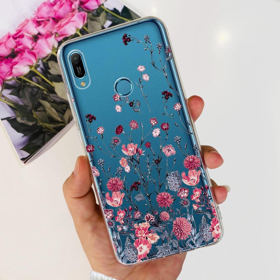 For Huawei Y6 2019 Case Y6 Pro 2019 Back Cover Popular Butterfly Astronaut Soft Silicone Phone Case For Huawei Y6s Y 6 2019 Capa