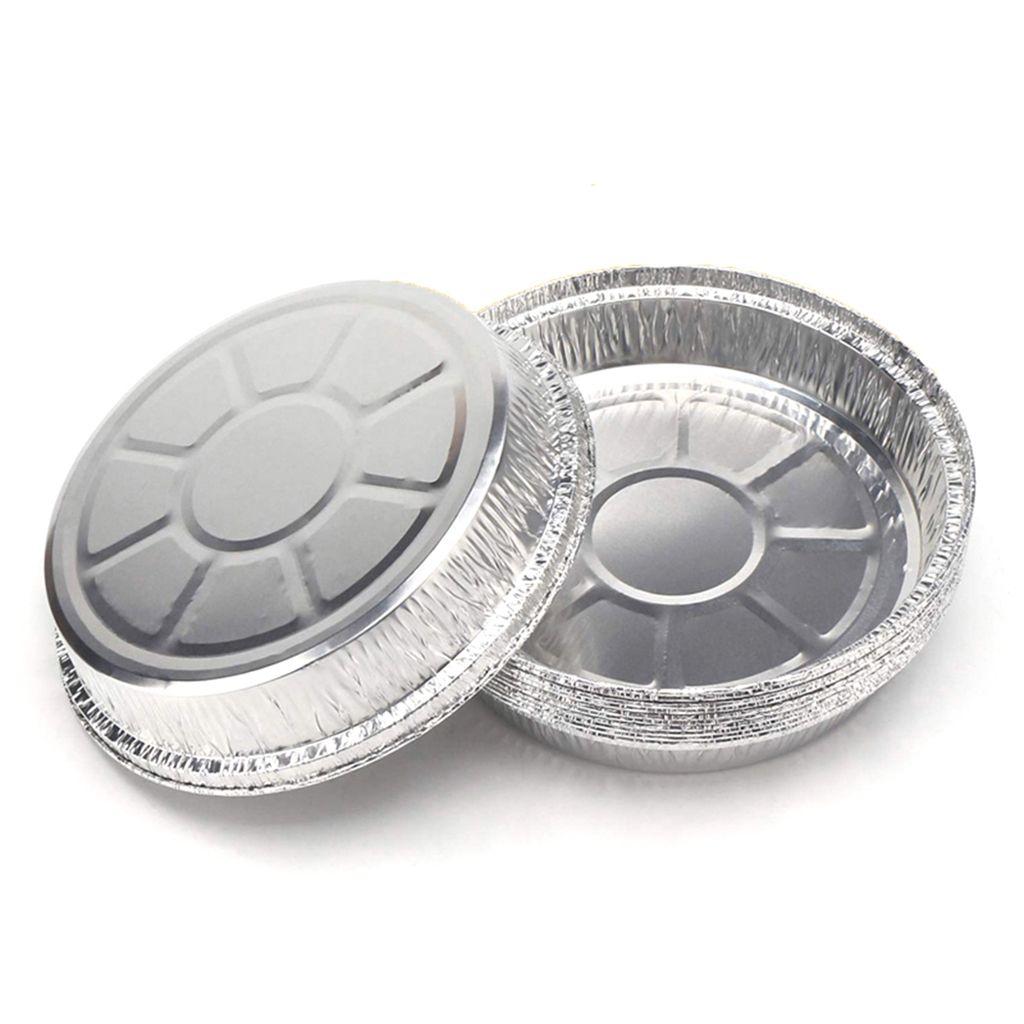 

Non-Stick Round Oil-Proof Air Fryer Accessories Steaming Basket Mat Bakeware Foil Tray 7in