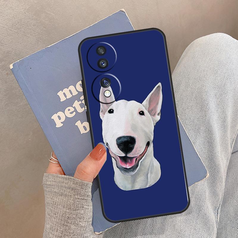 

English Bull Terrier Dog Case For Honor Magic 8 5 6 7 Pro Cover For Honor 400 200 Lite 50 70 90 X8a X8b X9a X9b X9c Honor 70 Lite