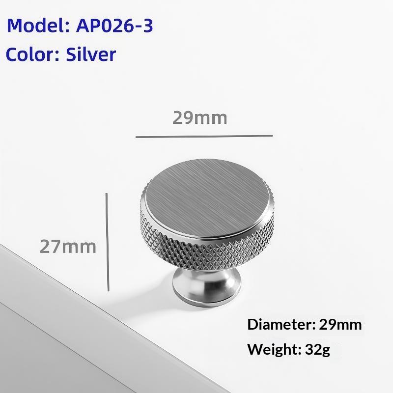 Simple Round Drawer Knobs In Various Shapes Aluminum Alloy Furniture Handles Kitchen Cabinet Handles Decorative Hardware
