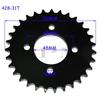 Motorcycle 25T/31T/32T/37T/41T/48T Rear Sprocket 428 Chain Disc 48MM For ATV Go Kart UTV Buggy Golf Cart Quad Bike Accessories