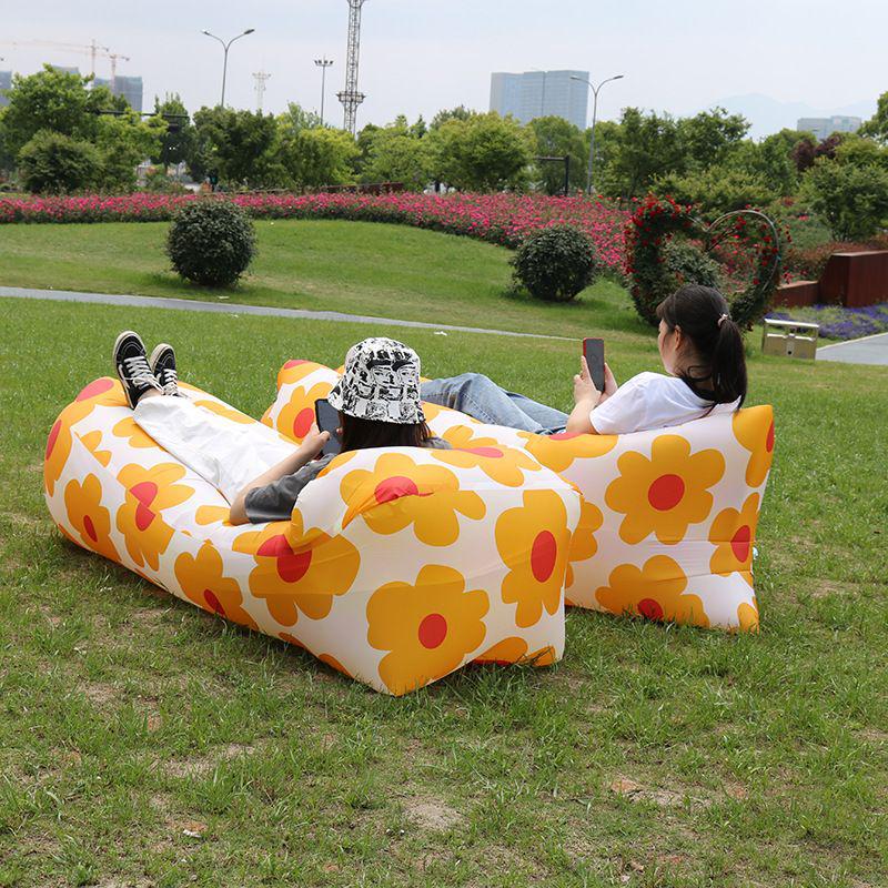 Portable Inflatable Sofa & Air Bed – Outdoor Recliner with Pillow