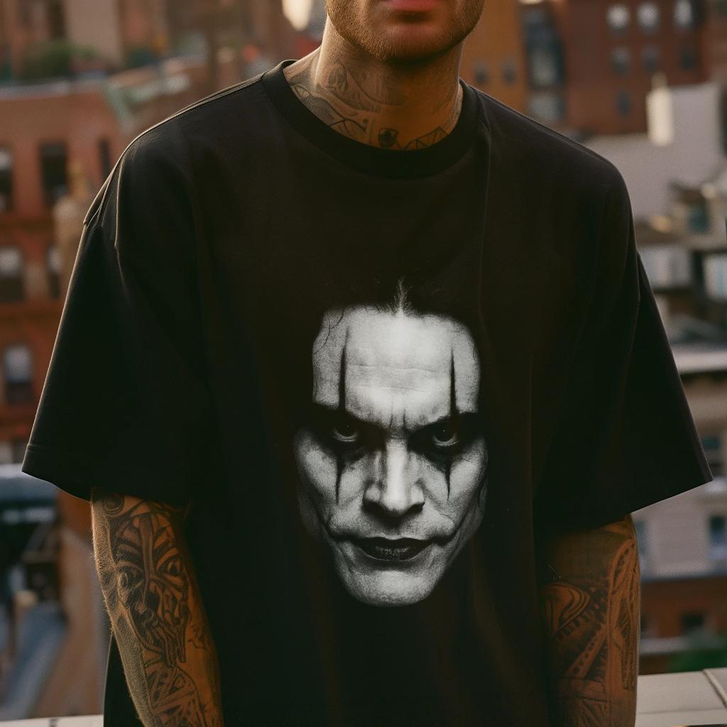 The Crow T Shirt - Iconic Brandon Lee Tribute, Comfort Colors Black Tee