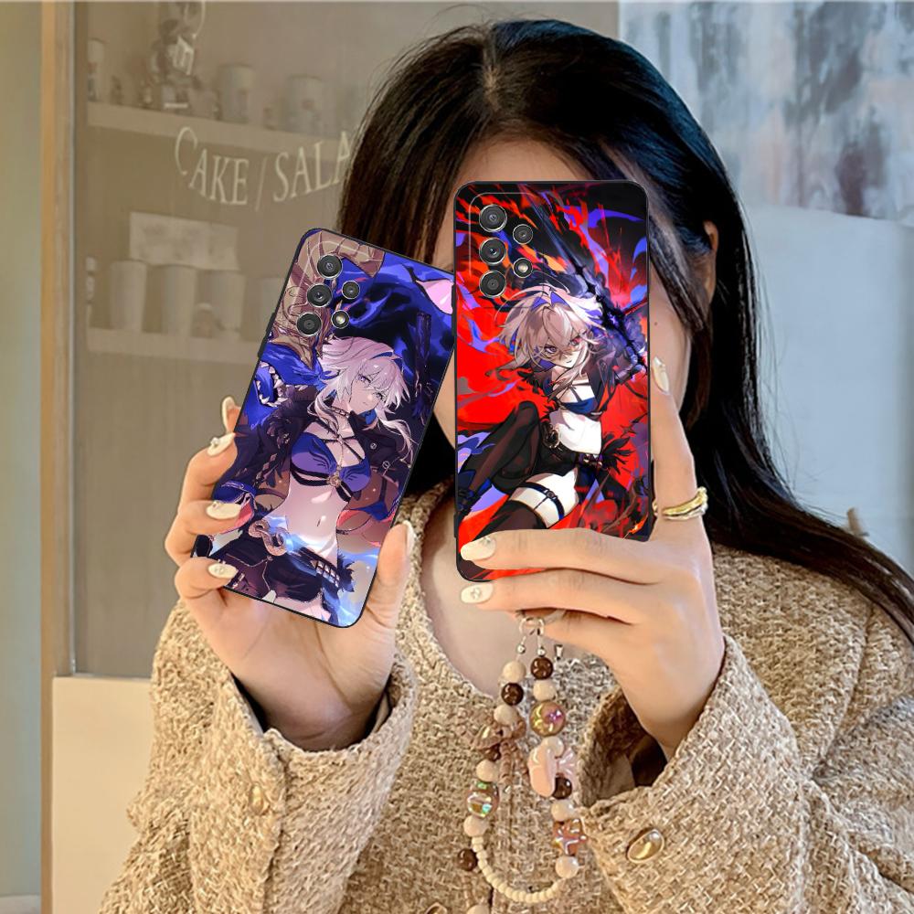 Wuthering Waves Galbrena Phone Case for Samsung Galaxy M55 54 42 35 34 33 32 23 22 15 14 13 12 F55 5G Colorful Cover Cellphones