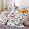 Snoopy Comics Flannel Blanket Throw Blanket Soft Warm Sofa Bed Camping home Decor Unique Christmas Gift C926797