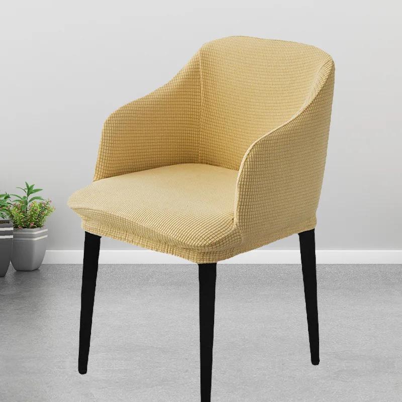 Polar Fleece Armchair Cover Wingback King Back Chair Cover Hotel And Home Party Banquet Seat Cover Home 1/2/4/6PCS