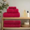 VidaXL Premium Quality Towels 10 Pcs, Shower Towels, Bath Sheets, Guest Towels, Red 137415
