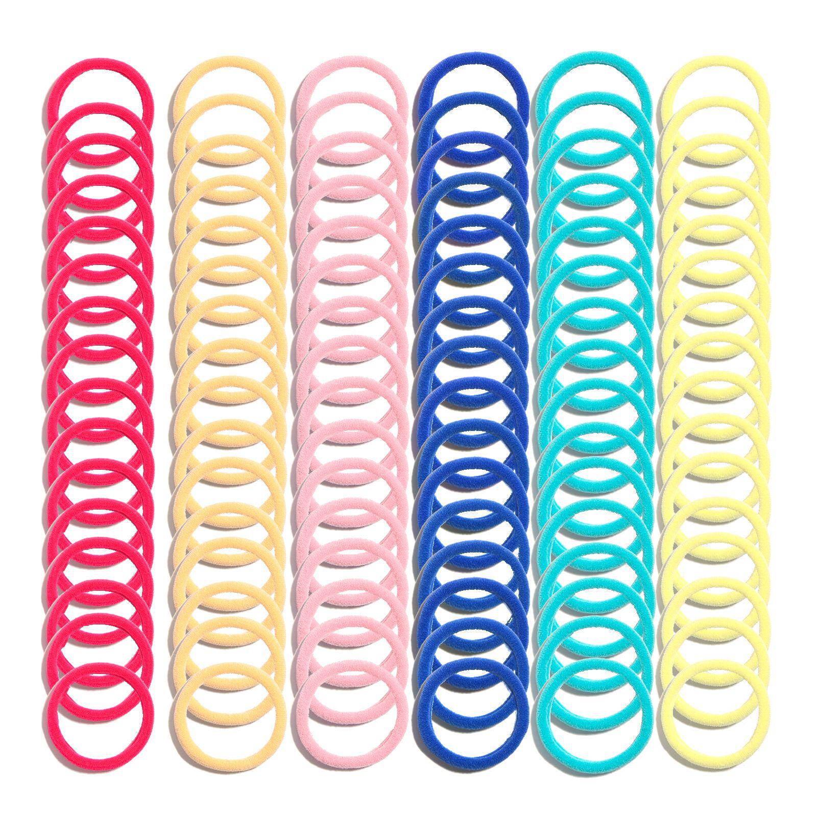 Candy Color Seamless 4cm High Elastic Hair Tie Ring