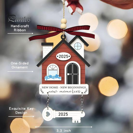 Wedding Gifts First Christmas Married Ornament Wooden Hanging Car/House Decoration Mr. And Mrs. Gift for Newlywed Bride