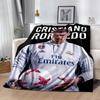 Cr7 Football Legend Blanket Soft Warm Cozy Perfect for Sofa Seaside Office for All Occasions Digital Print Suitable for Gifting Relatives and Friends