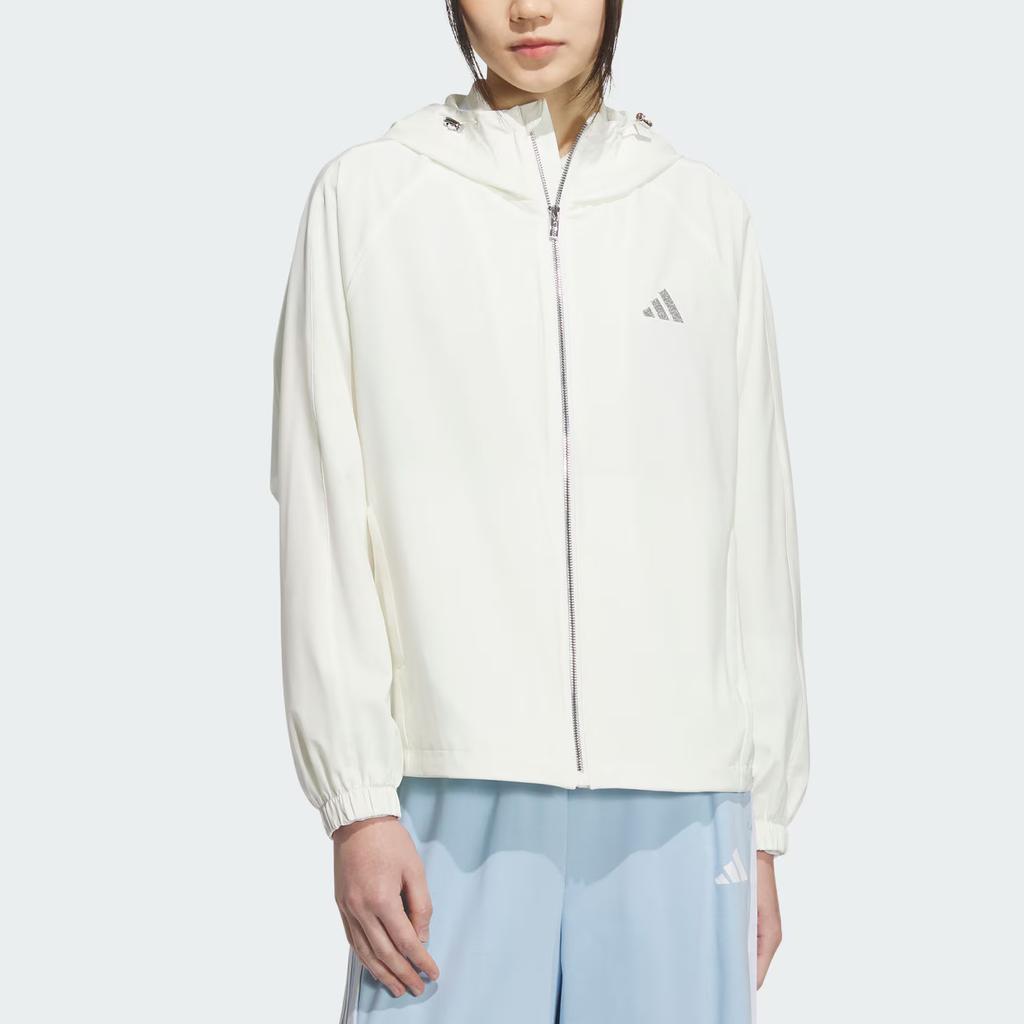adidas Must Haves Ss25 All Day Logo Sports Casual Loose Long Sleeve Jacket Women Jacket KC0026