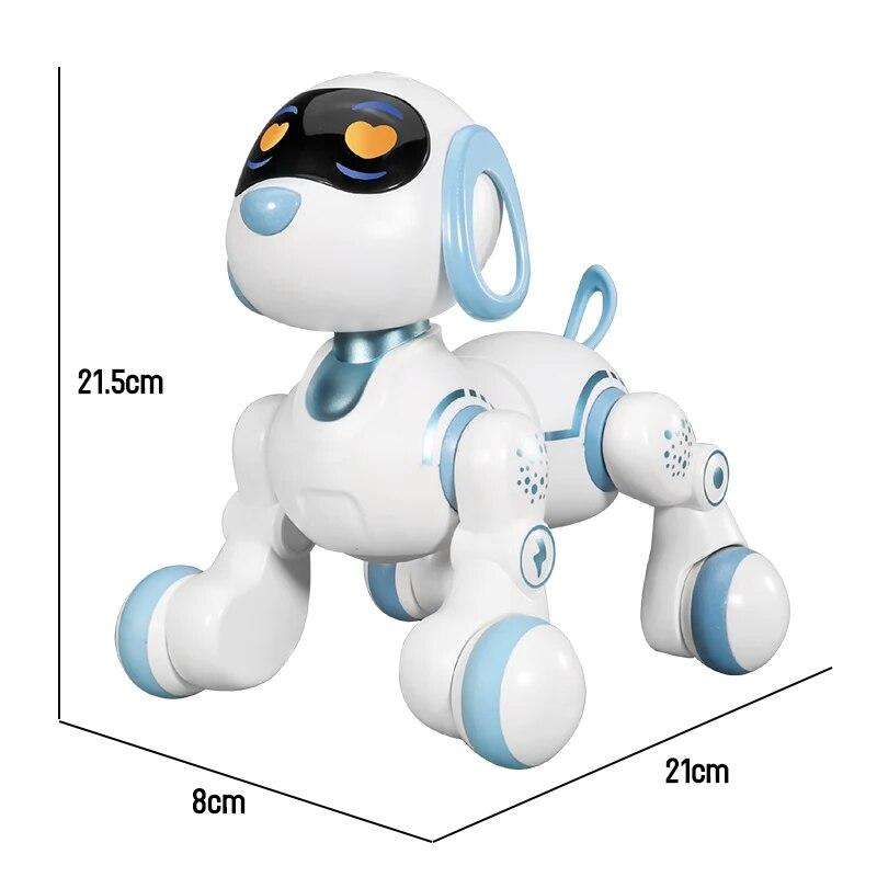 2024 Nová dětská vzdělávací hračka RC robot Elektrický chytrý mazlíček pes LED světlo Snímání gest Dialog Zpěv Tančící robot Pet Pes