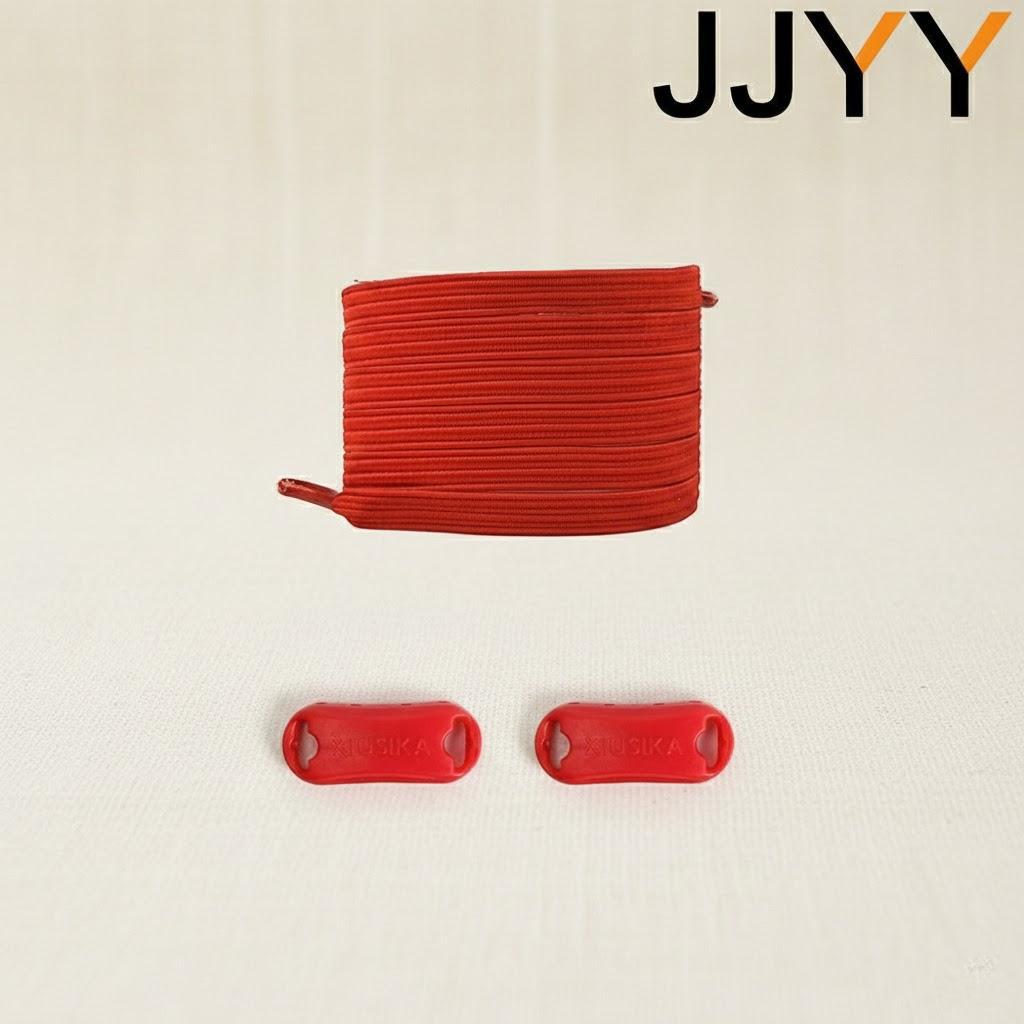1Pair No Tie Elastic Shoelaces for Sneakers Flat Rubber Bands Quick Fit for Kids and Adults Durable Shoelace Replacement
