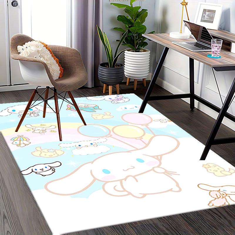 Anime Cartoon Design Chair Mat - Non-Slip Carpet for Office Chairs, Home Decor, Living Room, Bedroom, Game Room & Dormitory (Festival Gift).E063