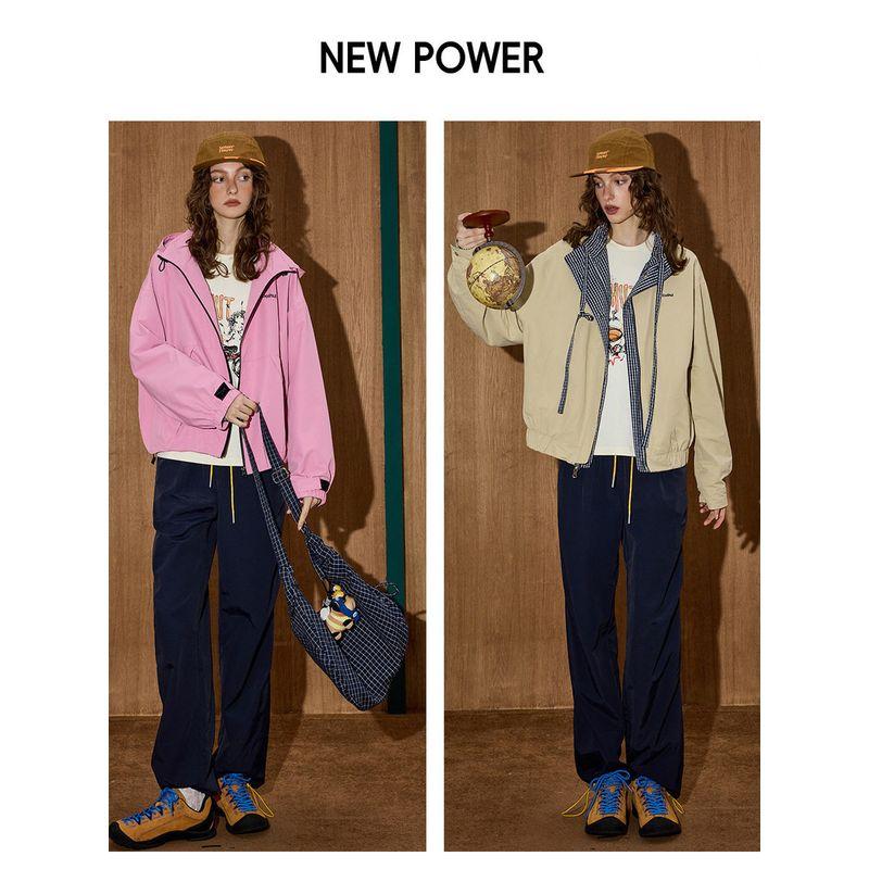 Coolhut2025 Autum Women's Fashionable American Retro Loose and Versatile Casual Pants