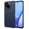 For Realme V50s 5G Case Shockproof Carbon Fiber Texture TPU Cell Phone Cover