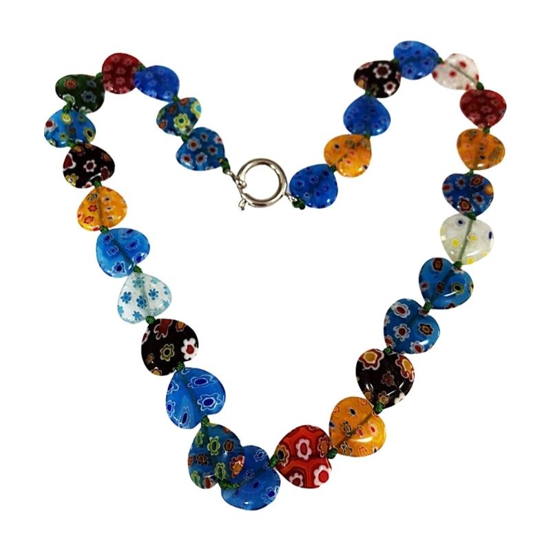 Comfortable Beaded Necklace Jewelry Stylish Round Bead Necklace with Adjustable Length Elegant Neckchain Adornment