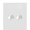 Clover Diamond Stud Earrings Women's New Trendy Earrings Light Luxury Niche High-end Temperament Earrings