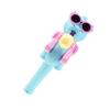 21cm Lollipop Oppbevaringsetui Søt Dyreformet Morsom Lollipop Robot Holder for Gutter Jenter Blå