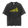 Bricks Evolution Mens T Shirt Movie Master Builder Classic Awesome Spaceman Funny Kids Present Idea Joke Top Dad Vintage
