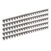 10Pcs Garden Edging Border 201 Stainless Steel Landscape Edging Kit for Flower Grass Yard