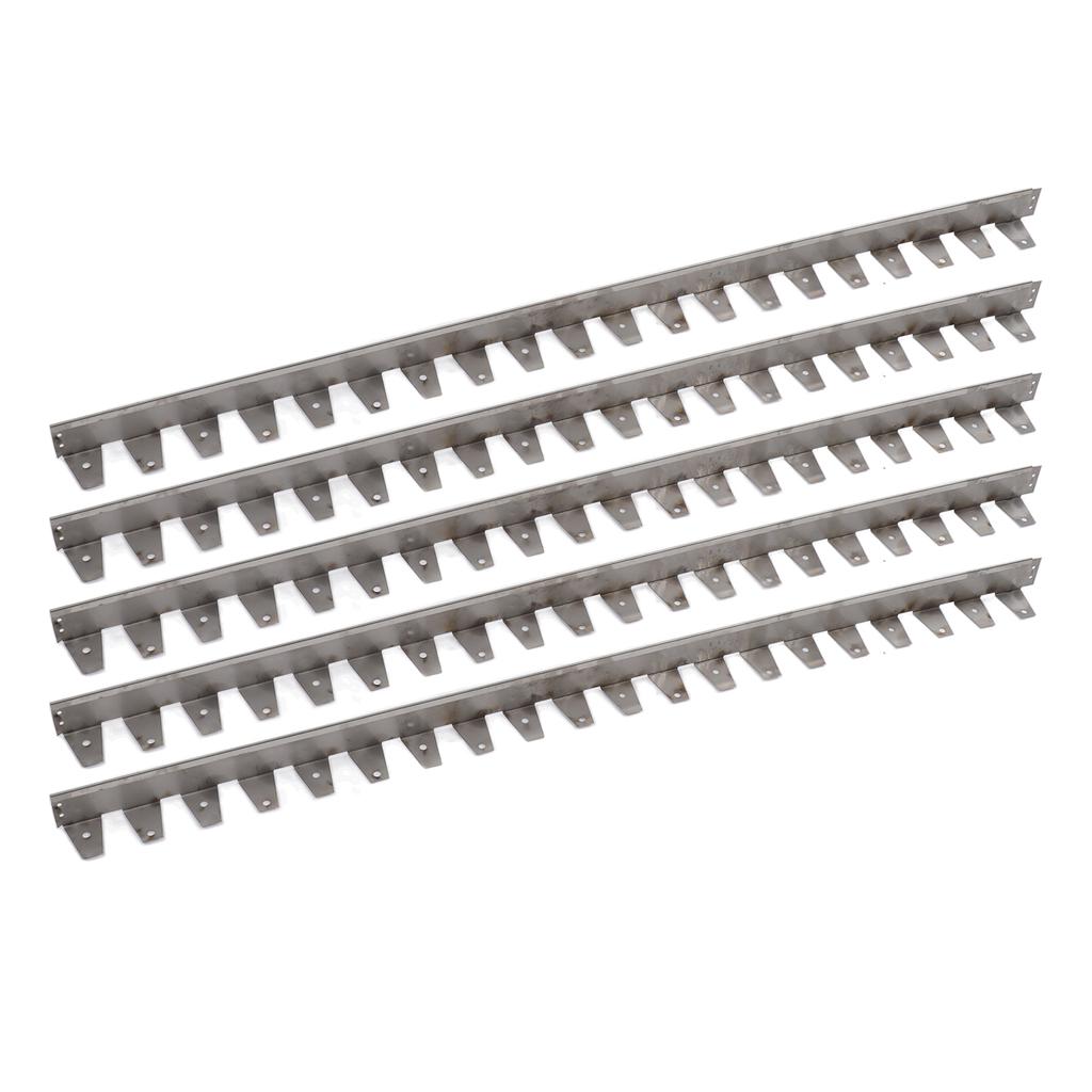 10Pcs Garden Edging Border 201 Stainless Steel Landscape Edging Kit for Flower Grass Yard