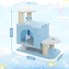PAWZ Road Cat Tower Mini Low Dog Pet Stairs Cat Step Cat Claw Sharpener Cat Tower Stylish Slim Cat Stairs Cute Cloud Cat Bed Popular Kitten Dog Senior
