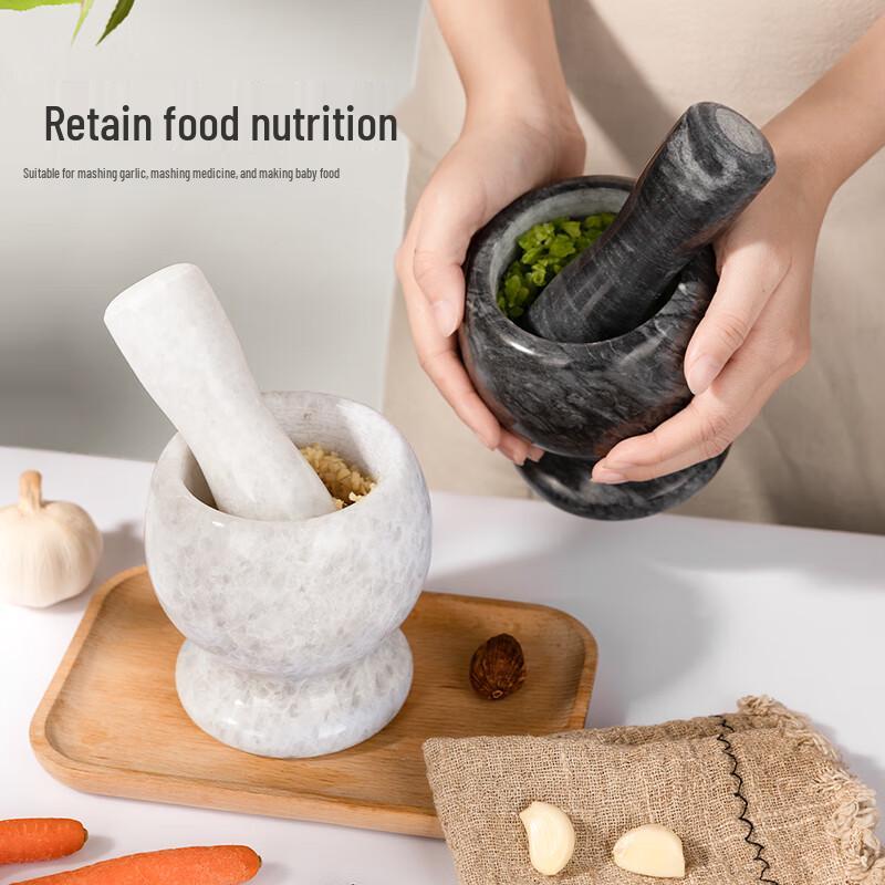 Natural Stone Mortar and Pestle