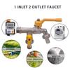 2-Way IBC Water Tank Connector Ball Valve Irrigation Brass Tap Joint  Cold Climates