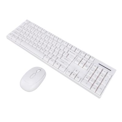 Wireless Keyboard and Mouse Combo 2.4 4 Keys Keyboard with Wireless Ergonomic Mouse for Computer PC