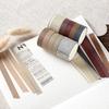 10 Rollen Süße Farbe und Papier Washi Tape Set DIY Handkonto Teil Sekante Dekorative Aufkleber Tagebuch Notiz Niedliche Schreibwaren