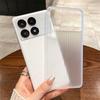 Case For Poco F6 Pro Case Matte Clear Hard PP Silicone Cover For Xiaomi POCO F6Pro 5G Redmi K70 Slim Thin Luggage Stripe Bumper