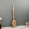 Charming Long Handle Detachable Natural Boar Bristles Bath Brush Exfoliating Massage Back Scrubber Dry Brushes for Skin Product
