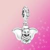 Real 925 Sterling Silver Dumb Charm Dangle Pendant Bead Fit Original Fashion Bracelet Women Fashion Jewelry Gift