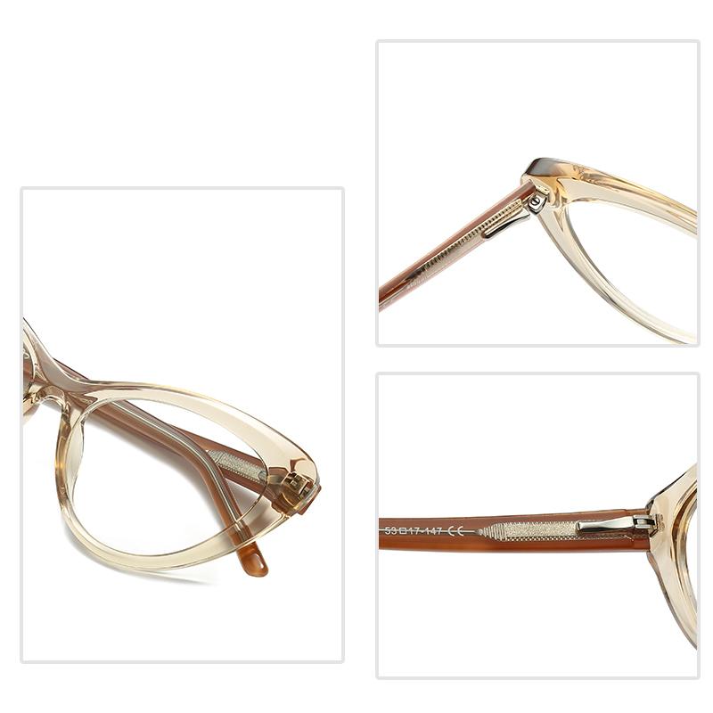 0 -0.5 -0.75 To -6.0 Spring Hinge Cat Eye Nearsighted Glasses For Women TR90 Anti Blue Rays Hyperopia Eyeglasses +0.5 To +4.0