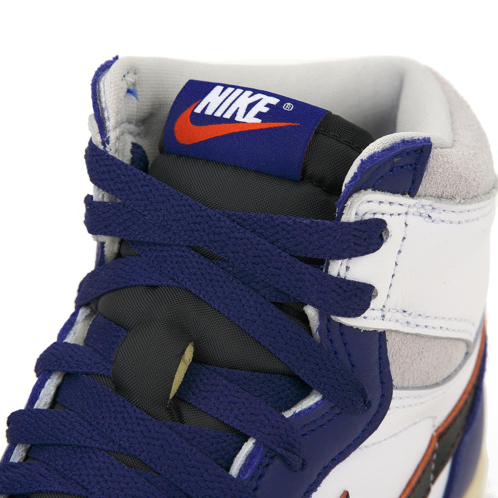 Air Jordan 1 Retro High OG Rare Air - Głęboki Królewski Niebieski Męskie Sneakersy Biały Czarny Neutralny Szary DZ5485-100
