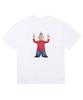 Fun Cartoon Character Print Pattern T-shirt Fashion Trend Short Sleeve Crew Neck Casual Loose Street Wear Unisex Sports T-shirt