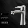 Stainless Steels Cold Water Tap Faucet Single Lever Bathroom Tap with 60cm Hose Kitchen Sink Water Tap Easy to Install