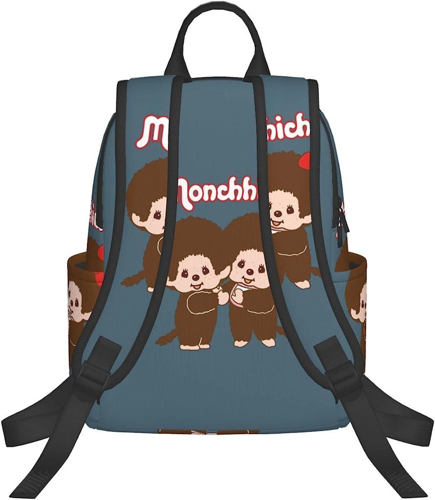 Barasu Monchhichi Backpack for Perfect for Business and Large and Includes Laptop Bag Men, Commuting, School, Trips, Travel, Capacity, Unisex,