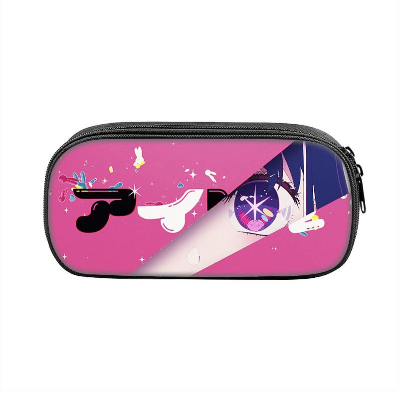 Oshi No Ko Kids Pencil Case With Large Capacity For School Storage And Stationery Organization