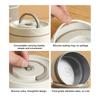 2PCS/3PCS/4PCS With Insulated Bag Thermal Bento Box Stackable Food Container  For Picnic