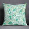 Mint Green Fresh Pillow Gift Home Office Decoration  Bedroom Sofa Car Cushion Cover case