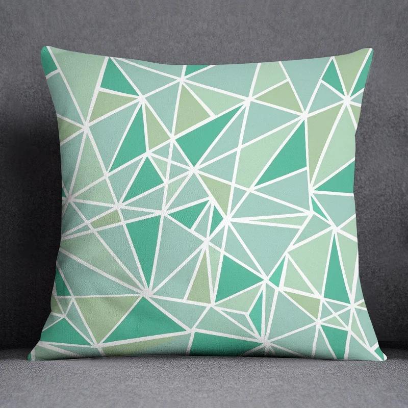 Mint Green Fresh Pillow Gift Home Office Decoration Bedroom Sofa Car Cushion Cover case