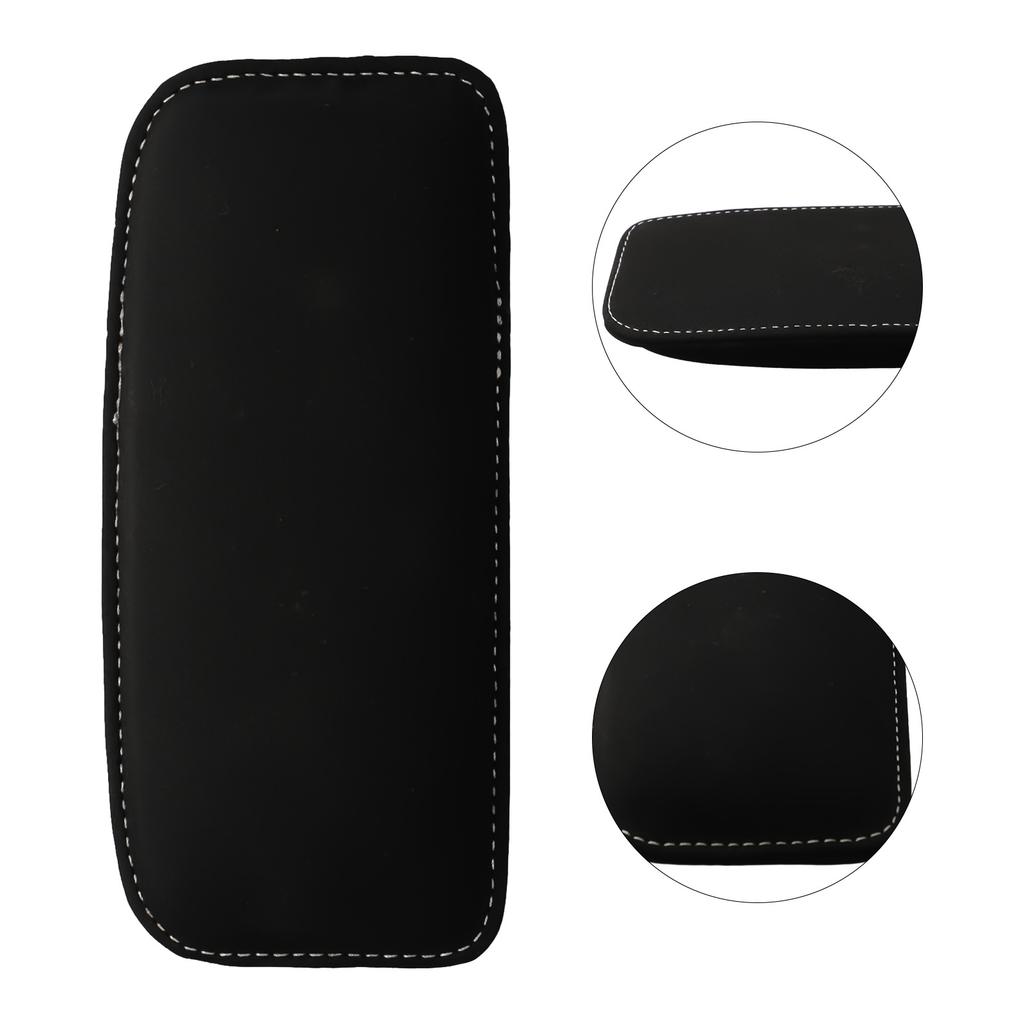 Car Knee Pad with Memory Foam Cushion for Auto Headrest Support Soft Suede Leather Leg Thigh Comfort Tool for Vehicle Use