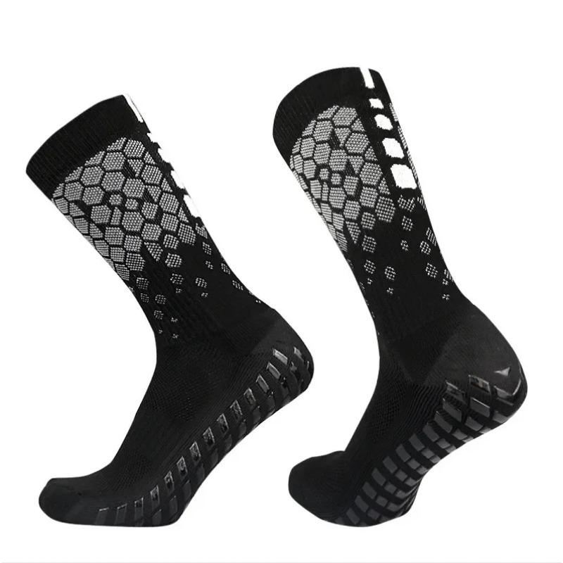 Calcetines de fútbol profesional para hombre y mujer, de silicona, antideslizantes, deportivos y transpirables.