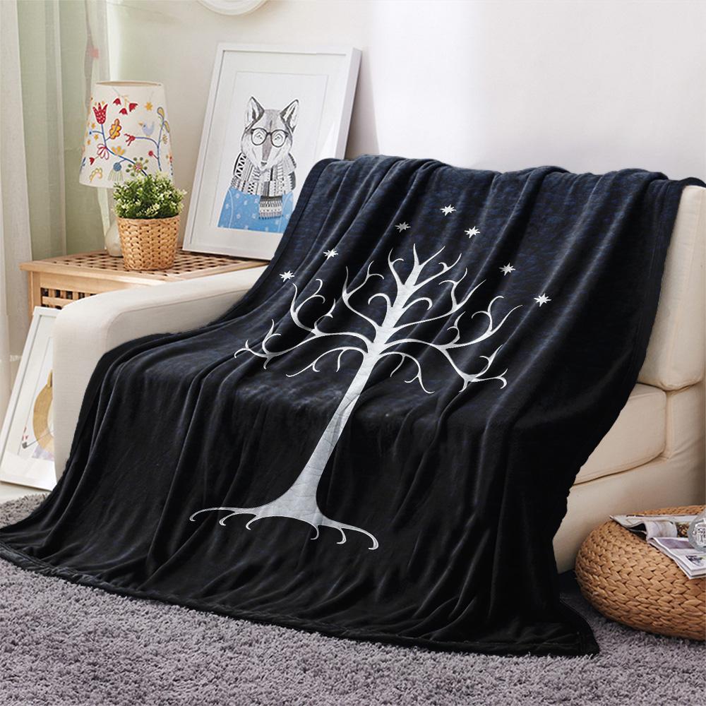 The Lord of the Rings Flannel Blanket, High Quality Comfortable for All Seasons, Home Decor, Warmth and Comfort